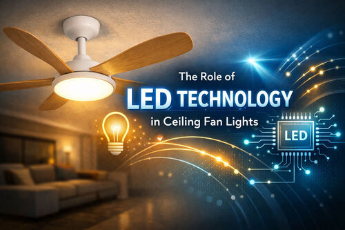 Son şirket blogları hakkında Tavan Vantilatörü Işıklarında LED Teknolojisinin Rolü