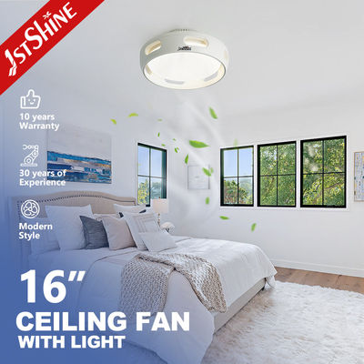 satın al Mini 16 inç Led Bladeless Tavan Ventilatörü Beyaz Dc Motor Hafiflendirme Işığı Çevrimiçi üretim
