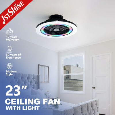 satın al Yatak Odası Bladeless Fan RGB Light Akıllı APP Siyah Modern Küçük Boyutlu Çok Renkli Çevrimiçi üretim