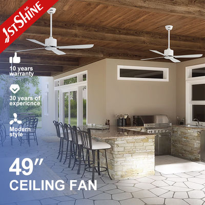 satın al 110-240V/50Hz-60Hz Akıllı Uzaktan Kumandalı ve 4 Kanatlı Beyaz Demir Tavan Vantilatörü 1stshine Çevrimiçi üretim