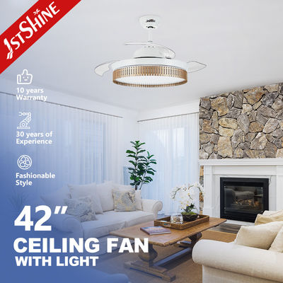 satın al 6 Hızlı 3 Renkli LED Işıklı Modern Çekici Tavan Ventilatörü Çevrimiçi üretim