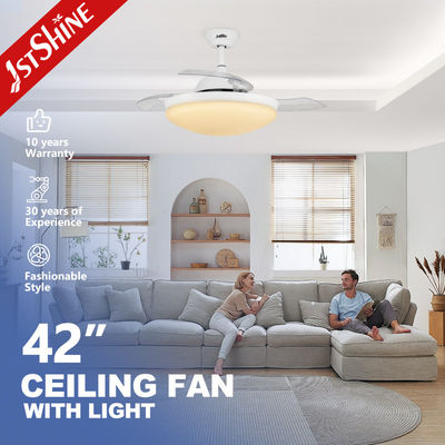 satın al Modern tarz 1stshine 3 açık PC bıçağı ve sessiz motorlu geri çekilebilir tavan fanı Çevrimiçi üretim