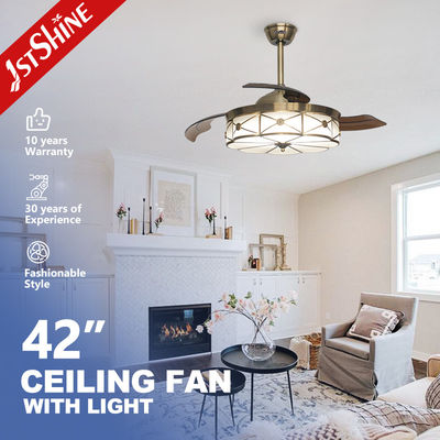 satın al Işıklı 1stshine Katlanabilir Tavan Ventilatörü Özel Dekoratif Işıklandırma ve 10 Yıllık Motor Çevrimiçi üretim