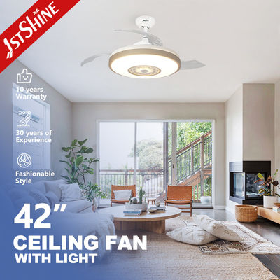 satın al Görünmez Tasarım Akıllı Gece Işığı ve DC Motoru 3000K/4500K/6000K ile LED Tavan Ventilatörü Çevrimiçi üretim
