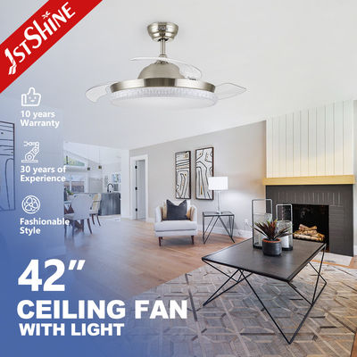 satın al 220V 50Hz 3 Renkli LED Işıklı Çekici Blade Tavan Ventilatörü Çevrimiçi üretim
