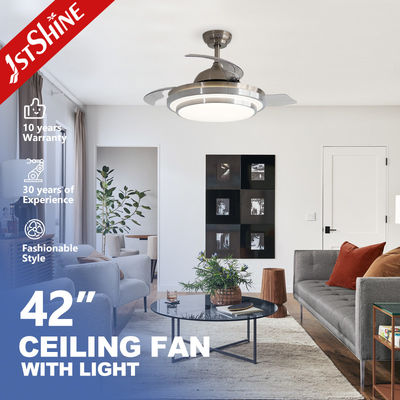 satın al Ev Otel Ofis Oturma Odası Dekorasyonu 42 Inch 110V AC Motor Uzaktan Kumanda Tavan Ventilatörü Çevrimiçi üretim