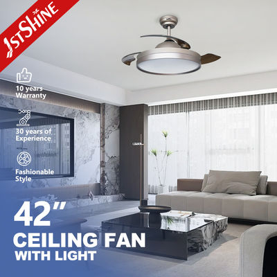 satın al DC Motor 230V 3 Renkli LED Görünmez Tavan Ventilatörü Uzaktan Kontrol Çevrimiçi üretim