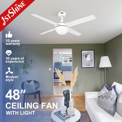 satın al Güç Kaynağı Elektrik 48 Inch Iron Blades Paslanmaz Çelik LED Işıklı Tavan Ventilatörü Çevrimiçi üretim