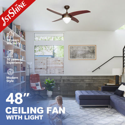 satın al Işık 4 MDF Blades Dekoratif Tavan Ventilatörü Uzaktan Enerji tasarrufu AC Motoru ile Çevrimiçi üretim