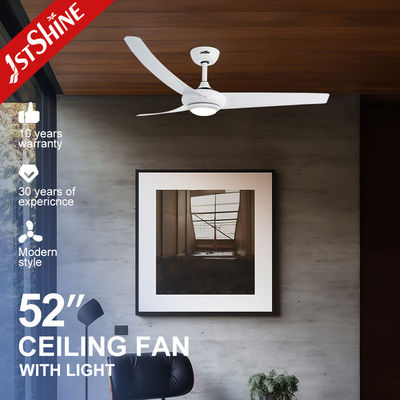 satın al Beyaz Modern ABS Sessiz Tavan Fanı, Uzaktan Kumandalı DC LED Tavan Fanı Çevrimiçi üretim