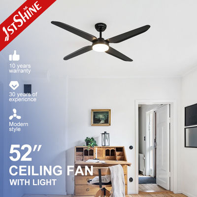 satın al 52 inç kapalı modern tavan vantilatörü 5 hız sessiz DC motor ışığı ile geri dönüştürülebilir Çevrimiçi üretim
