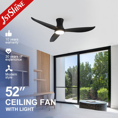 satın al Black LED Ceiling Fan With Remote Control Low Voltage High Speed Çevrimiçi üretim