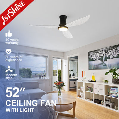 satın al Low Profile Quiet Dc Motor ABS Blade Ceiling Fan For Low Ceiling With Lamp Çevrimiçi üretim