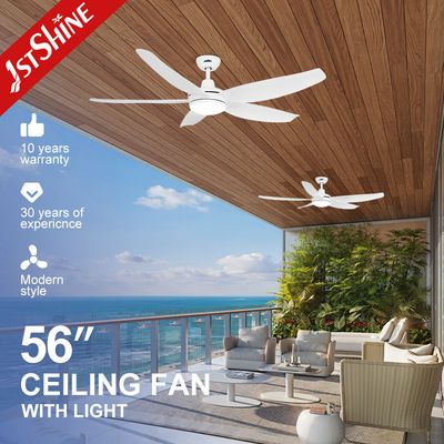 satın al 1/4 / 8 Saat Zamanlama Plastik Blade LED Tavan Ventilatörü Uzaktan Akıllı Uygulama Kontrolü Çevrimiçi üretim