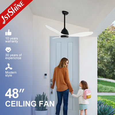 satın al 48 inç modern tavan fanı LED ışığı olmayan ABS bıçağı Dc uzaktan kumanda Çevrimiçi üretim