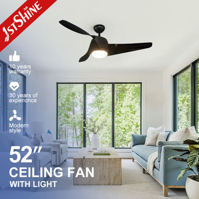 satın al Ev Ofisi Ventilatör Diametri 52 Inç LED Işıklar ve Dekoratif 3 Ahşap Renkli Kılıçlar Çevrimiçi üretim