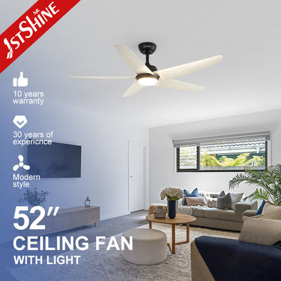 satın al LED 5 bıçağı tavan fanı, oturma odası sessiz yüksek hızlı DC tavan fanı Çevrimiçi üretim