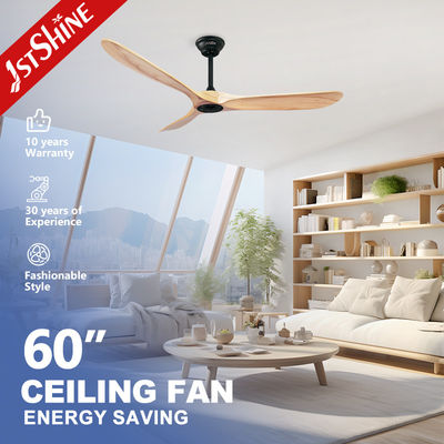 satın al APP Denetimli Tavan Ventilatörü Katı Ahşap Kılıçlarla Doğal Ahşap Modern Deluxe Işık Yok Çevrimiçi üretim