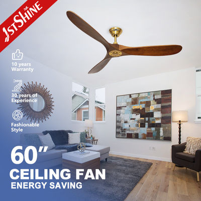 satın al 3 Ahşap Kılıç Dekoratif 60 Inch Tavan Ventilatörü 220V Uzaktan Kumanda Çevrimiçi üretim