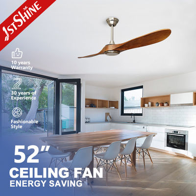 satın al 6 Hızlı Düşük Gürültülü DC Motor Tavan Ventilatörü 2 Katı Ahşap Kılıçla Çevrimiçi üretim