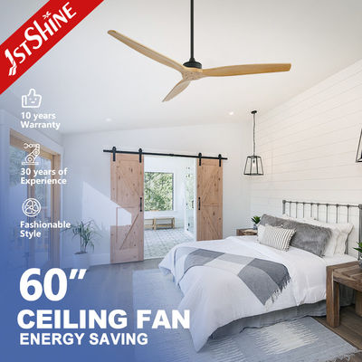 satın al 60 Inç Ahşap Kılıçlar DC Sessiz Motor Akıllı Uzaktan Yönlendirilen Tavan Ventilatörü Hava dolaşımı için Çevrimiçi üretim