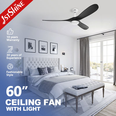satın al LED Çatı Ventilatörü Led Işıklı Siyah Katı Ahşap Kılıflı DC Motorlu Çevrimiçi üretim