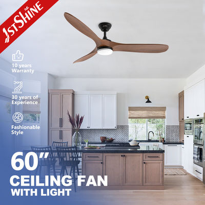 satın al Ahşap Kılıflar Şamdanlık Karanlık Ceviz Tavan Ventilatörü LED ve Uzaktan Kumanda Çevrimiçi üretim