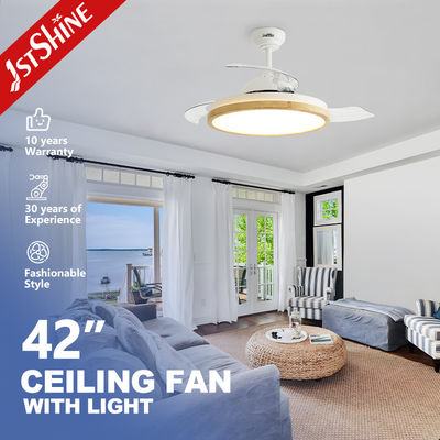 satın al 220v düşük wattlı LED tavan fanı modern katlanmış bıçak Çevrimiçi üretim