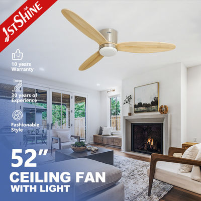 satın al 1stshine LED ile tavan fanı ve üç ahşap bıçaklı lamba vücut malzemesi Et yatak odası Çevrimiçi üretim