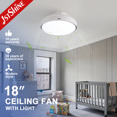 satın al 18-Inch Bladeless Ceiling Fan with LED Light and DC Motor Çevrimiçi üretim