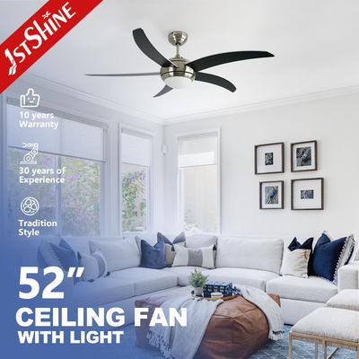 52 İnç AC Uzaktan Kumandalı LED Tavan Vantilatörü ve Işık Giriş Voltajı 110-240V/50Hz-60Hz