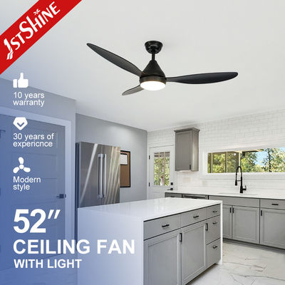 LED ışığı ile yüksek RPM Büyük hava akışı Plastik Dimmable uzaktan kumandalı tavan fanı