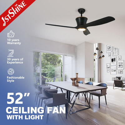 6 Hız Akıllı Zamanlama Sessiz DC Motor 52 İnç Tersinir Kanatlı 3 İnç Tavan Vantilatörü