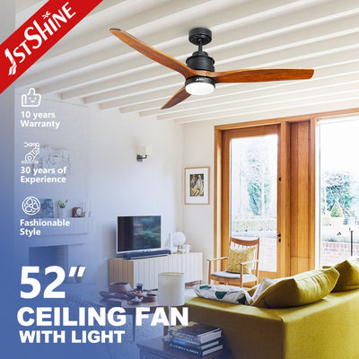 220V Enerji tasarrufu LED Tavan Ventilatörü 52 Inç 5 Hız Seçimi