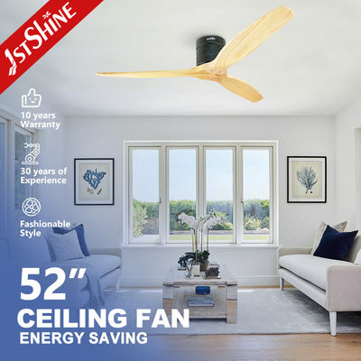 5 Hızlı DC Motor Değiştiricisiyle Flush Mount Dekoratif Tavan Ventilatörü