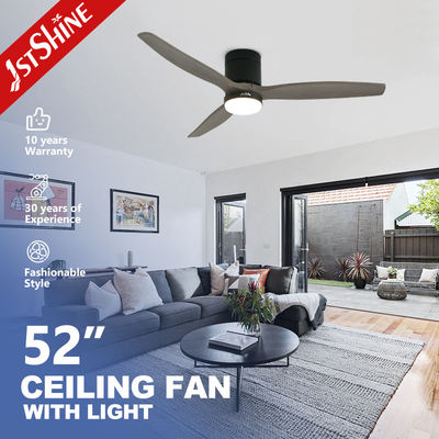 1stshine LED Ceiling Fan with 3 Color Options and Energy Saving Flush Mount Design