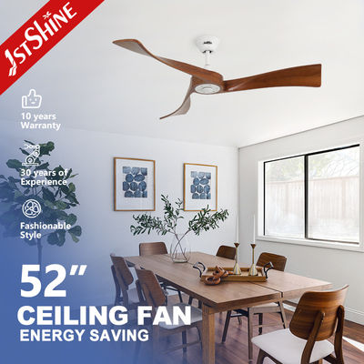1stshine Tavan Vantilatörü Elektrikli 3 Ahşap Kanat 5 Hız Doğal Rüzgar Modern Basit Tarz