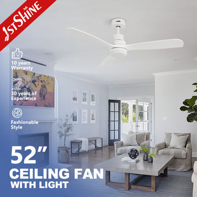 52 İnç Lüks Tavan Vantilatörü Uzaktan Kumandalı ve Enerji Tasarruflu LED Işıklı Modern Tarz