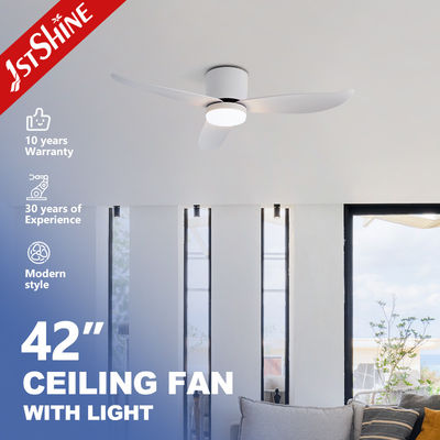 Flush Mount Design 2-in-1 Tavan Fan 220V Voltaj ve ABS Blade için Seçenek LED Işık