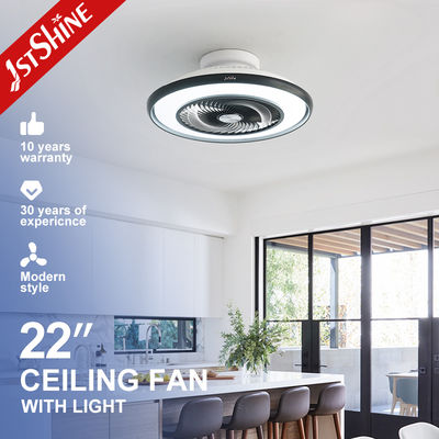 İyi bir fiyat. 22 Inch Modern Flush Mount Ceiling Fan with LED Light – Compact, Quiet, and Stylish çevrimiçi
