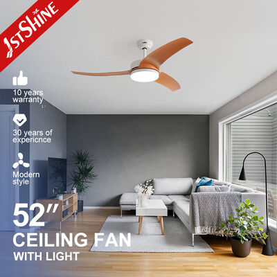 Yatak odası için ışık ve DC motorlu 52 inçlik modern tavan fanı
