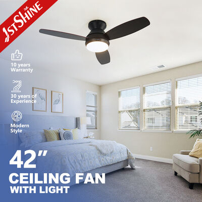 İyi bir fiyat. Modern alanlar için LED ışığı ve MDF bıçakları ile 42 Inch Flush Mount Tavan Fan Çevrimiçi